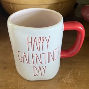 Rae Dunn Red and Cream Mug for Galentine's Day